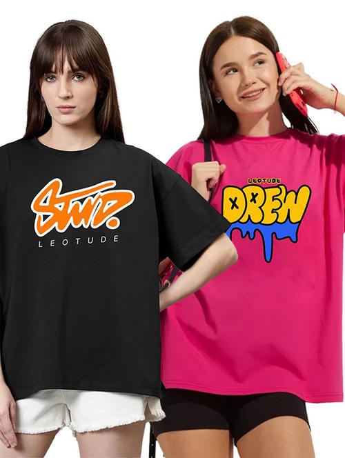 women pack of 2 short sleeve t-shirt - 22455305 - Very Small Image - 1
