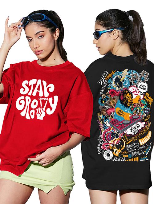 women pack of 2 short sleeve t-shirt - 22455484 - Very Small Image - 1