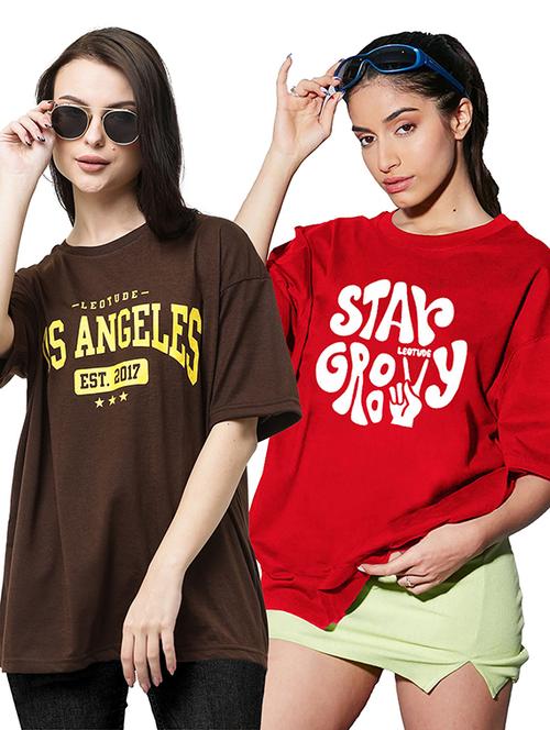 women pack of 2 short sleeve t-shirt - 22455494 - Very Small Image - 1