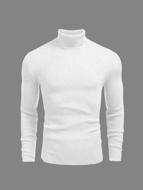 men solid white cotton blend plain t-shirt - 22456567 - Very Small Image - 1