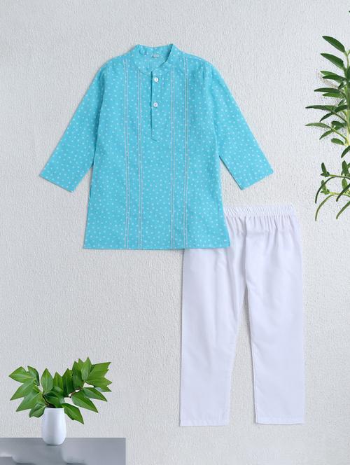 kids cotton kurta sets  - 22458173 - Very Small Image - 1