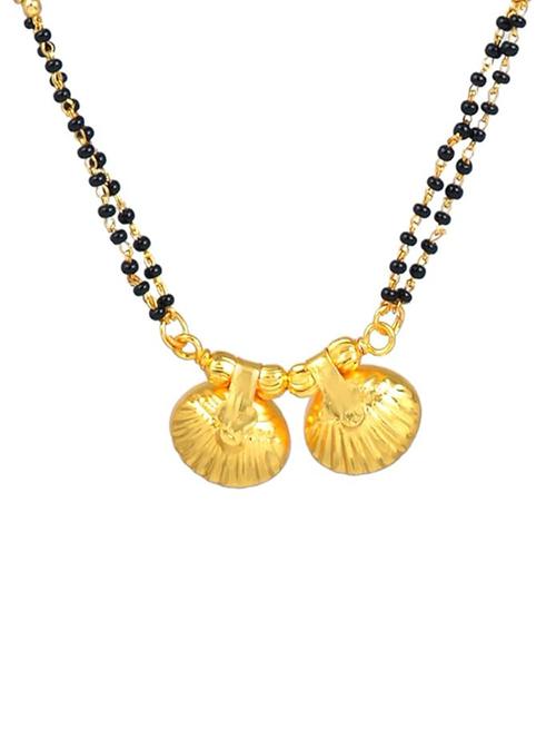 women gold beads mangalsutra - 22460946 - Very Small Image - 1