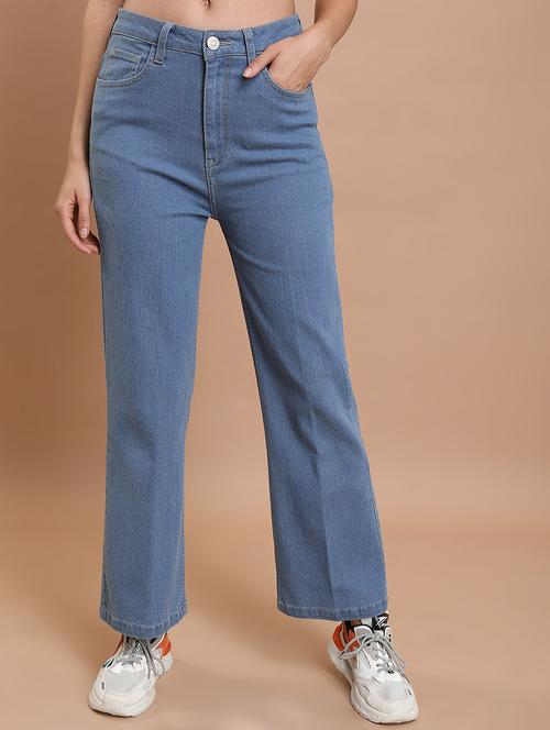 Women Blue Cotton Jean - 22462498 - Very Small Image - 1