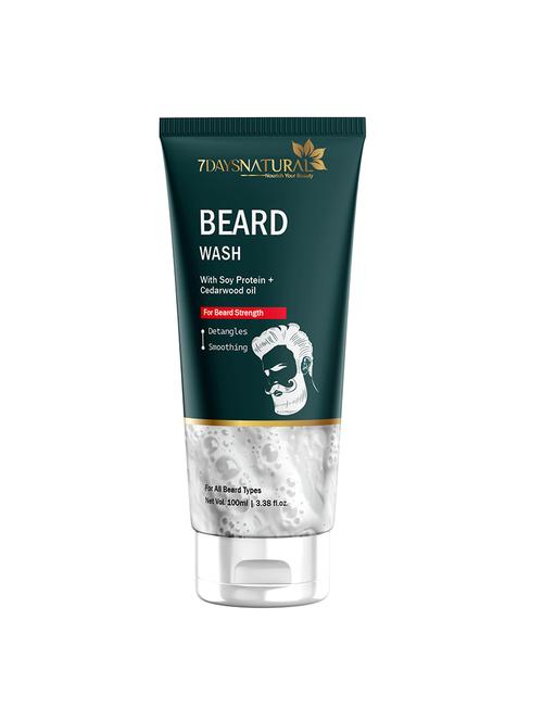 7daysnatural Beard Face Wash For Men With Neem Extract 100ml - 22464779 - Very Small Image - 1