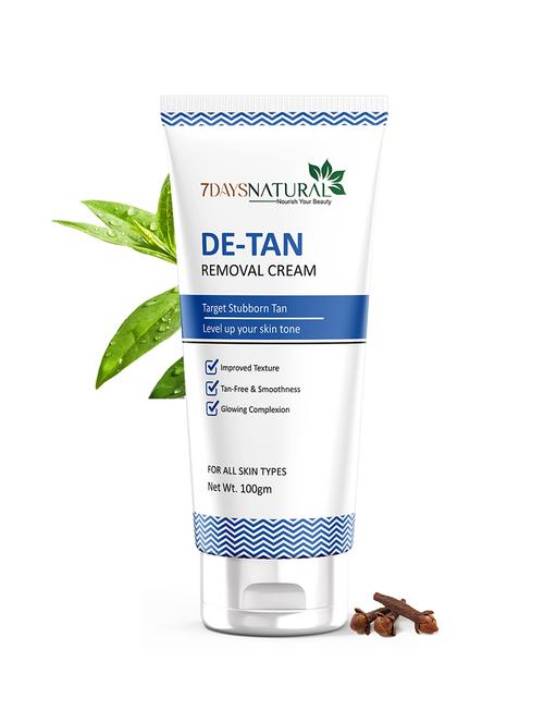 7daysnatural de tan removal cream with kojic acid and clove oil 100g - 22464794 - Very Small Image - 1
