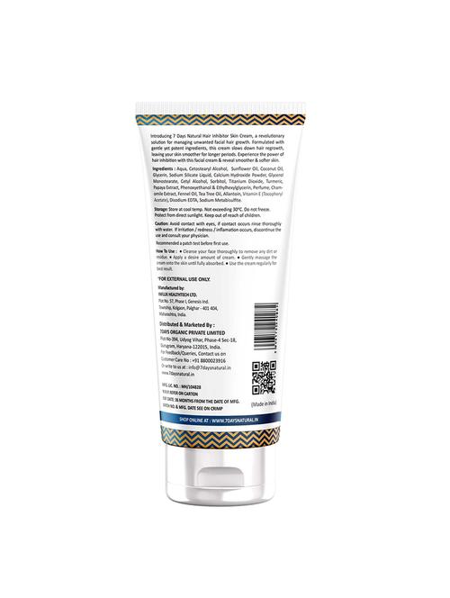 7 days natural hair inhibitor cream - 22464796 - Very Small Image - 1