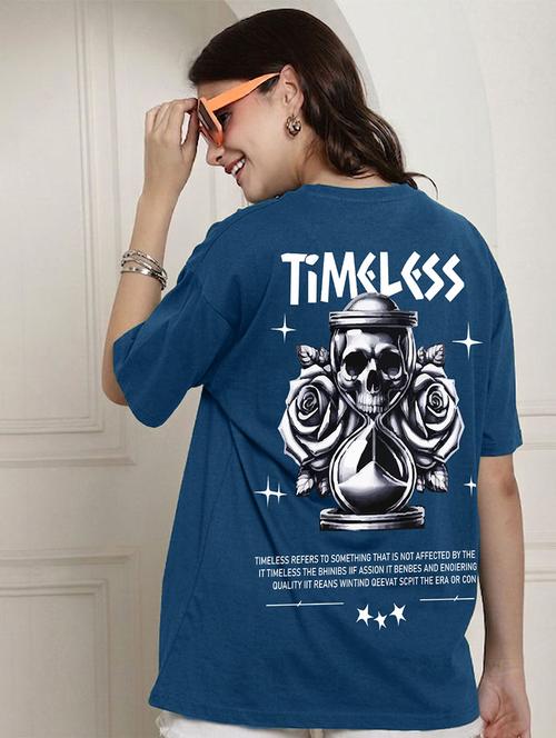 women back print short sleeve oversized t-shirt - 22466819 - Very Small Image - 1