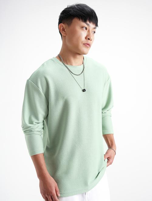 men solid long sleeve relaxed fit t-shirt - 22469358 - Very Small Image - 1
