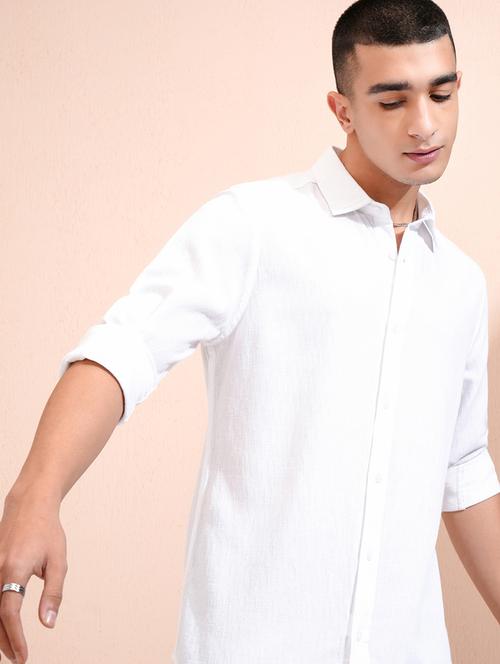 men self design long sleeve regular fit casual shirt - 22470497 - Very Small Image - 1