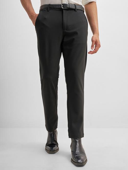 men black nylon chinos casual trouser - 22471312 - Very Small Image - 1