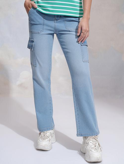 Women Blue Cotton Jean - 22471371 - Very Small Image - 1