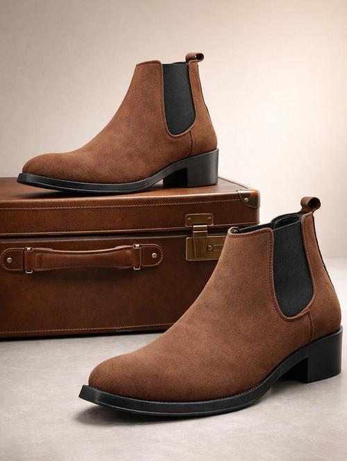 men brown high ankle boot - 22471621 - Very Small Image - 1