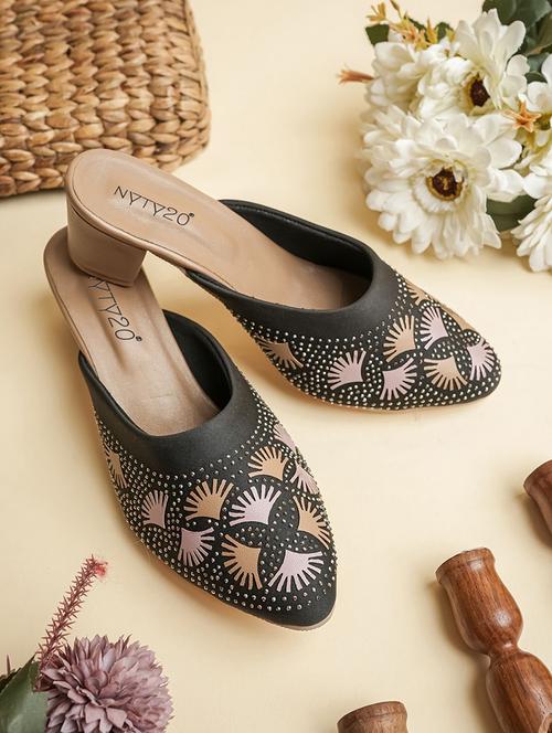women black slip on mule - 22481708 - Very Small Image - 1