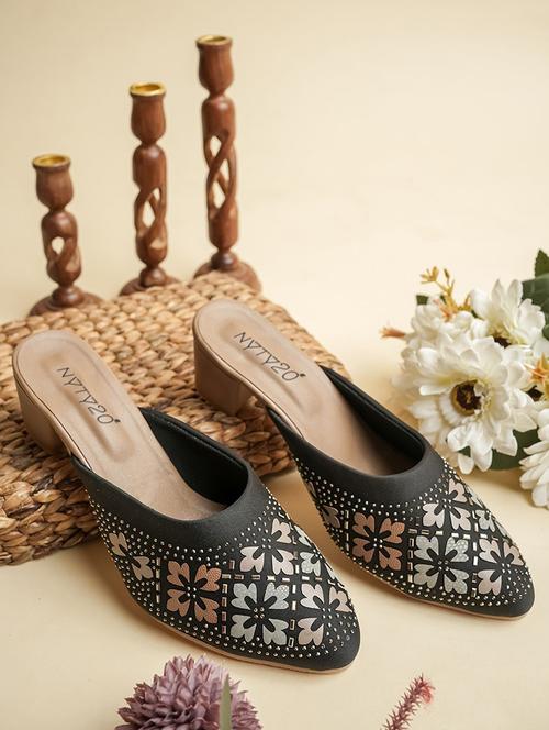 women black slip on mule - 22481713 - Very Small Image - 1