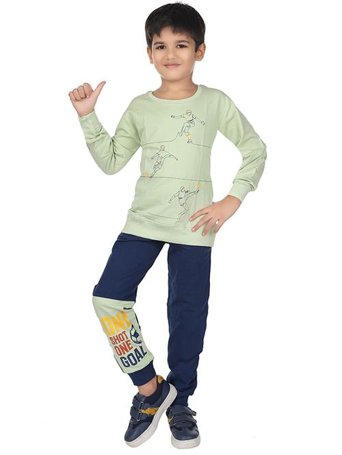 boys printed long sleeves full length set - 22498367 - Very Small Image - 1