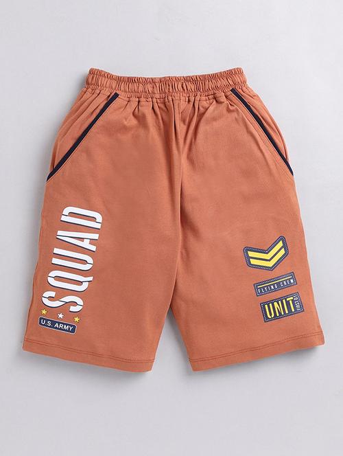 Boys Printed Mid Rise Regular Shorts - 22498426 - Very Small Image - 1