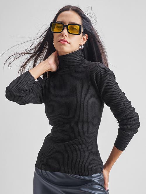 Women Self Design Long Sleeve Pullover - 22499392 - Very Small Image - 1