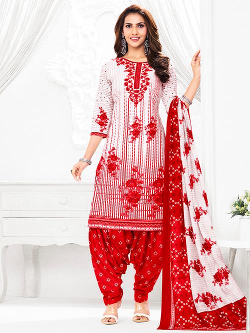 women printed three quarter sleeve kurta patiala with dupatta set - 22500087 - Very Small Image - 1