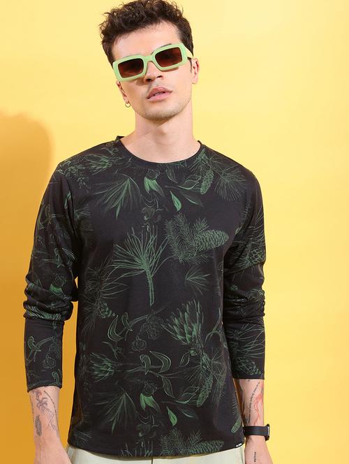Men Printed Long Sleeve Regular Fit T-shirt - 22503762 - Very Small Image - 1