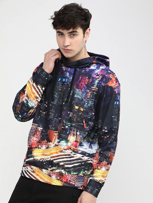men printed long sleeve regular fit sweatshirt - 22504643 - Very Small Image - 1