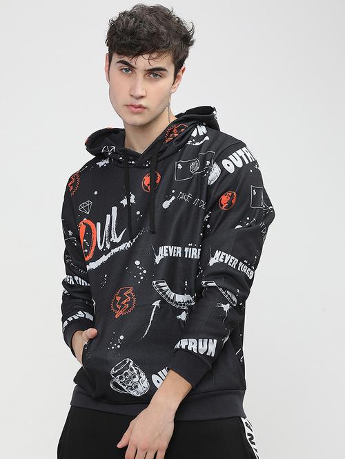 Men Printed Long Sleeve Regular Fit Sweatshirt - 22504705 - Very Small Image - 1