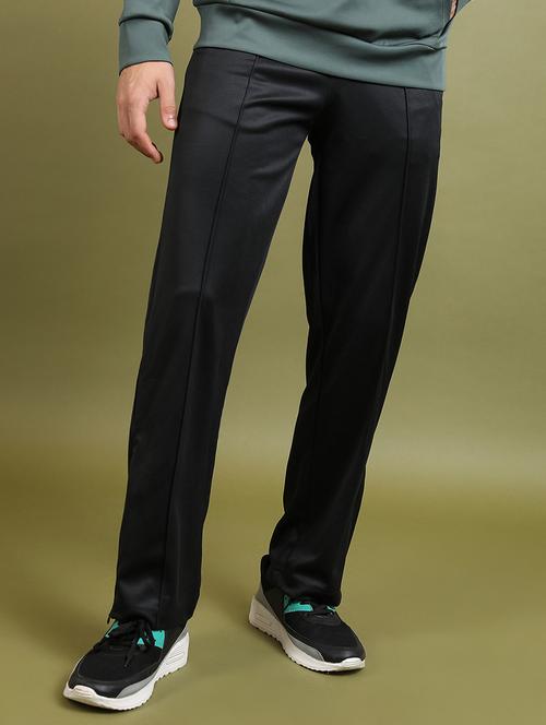 Men Solid Mid Rise Full Length Track Pant - 22511878 - Very Small Image - 1