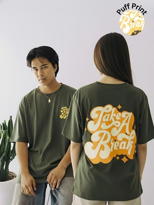 unisex printed short sleeve loose fit t-shirt - 22512643 - Very Small Image - 1