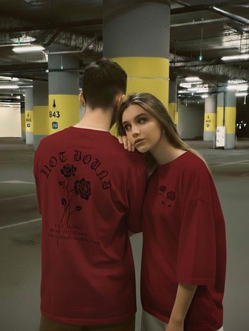 unisex printed short sleeve loose fit t-shirt - 22512670 - Very Small Image - 1