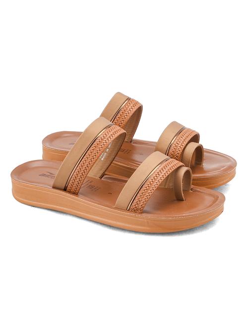 women textured one toe flat sandal - 22517785 - Very Small Image - 1