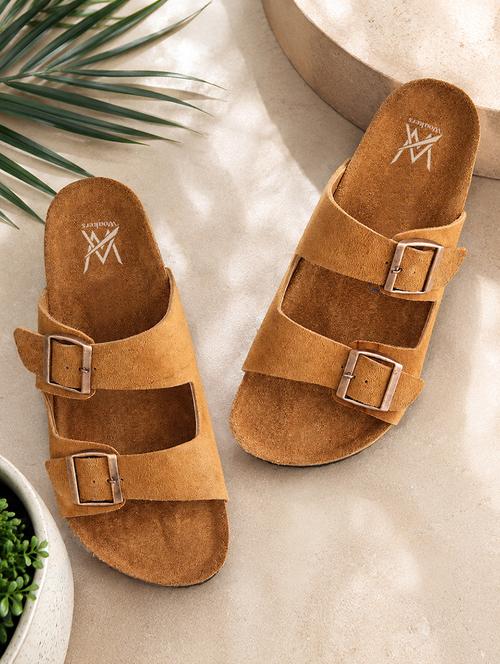 men solid strap sandal - 22517839 - Very Small Image - 1