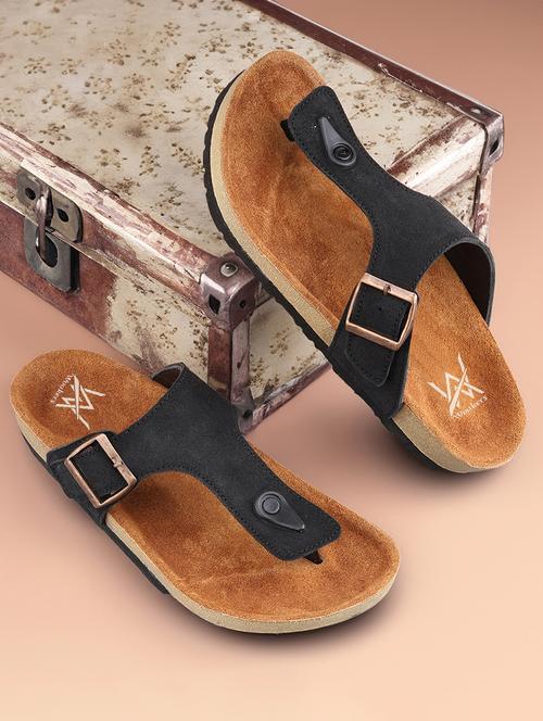 men solid toe seperator sandal - 22517844 - Very Small Image - 1