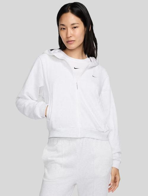women solid long sleeves hooded sweatshirt - 22517900 - Very Small Image - 1