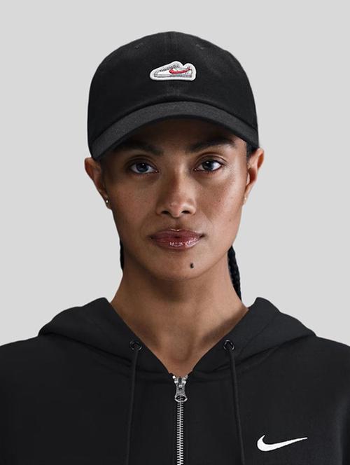 nike black cotton unstructured patch cap - 22517908 - Very Small Image - 1