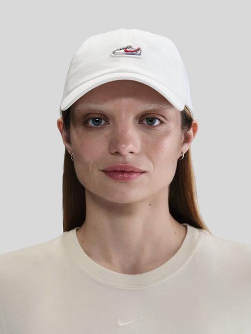 white cotton base ball cap with shoe patch - 22517909 - Very Small Image - 1