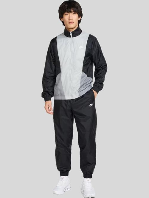 men color block long sleeve full length track suit - 22518107 - Very Small Image - 1