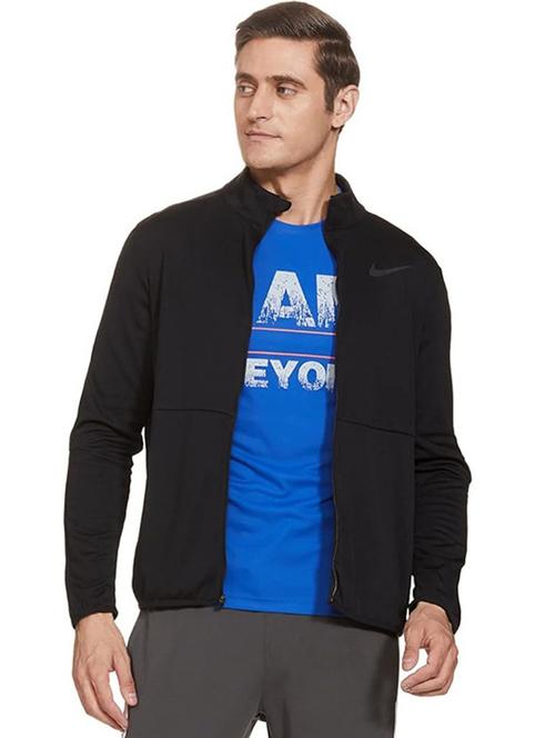 men solid long sleeve windcheater bomber jacket - 22518163 - Very Small Image - 1