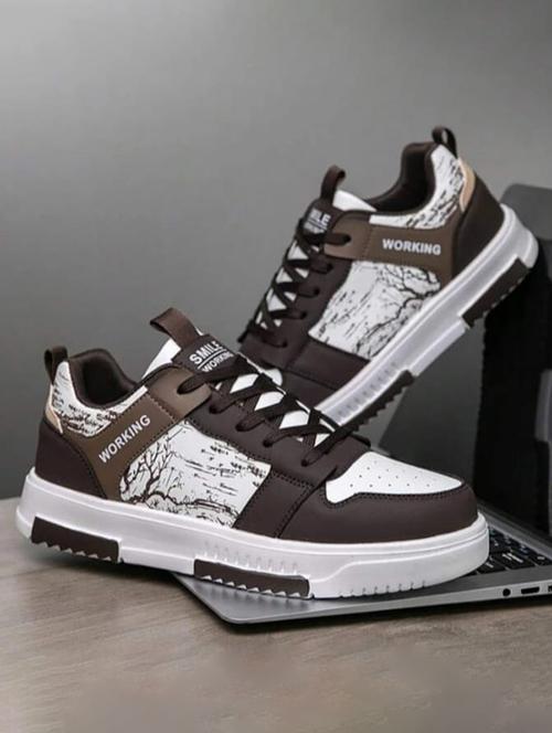 men color block lace up sneaker - 22520895 - Very Small Image - 1