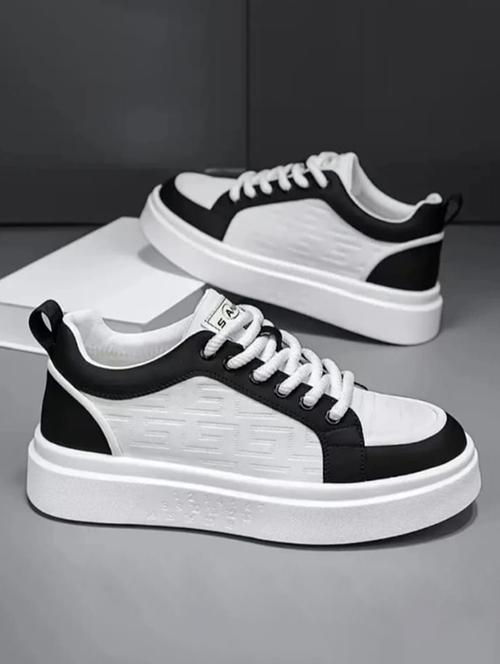 men color block lace up sneaker - 22520896 - Very Small Image - 1