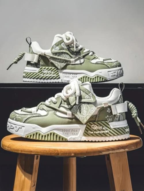 men color block lace up sneaker - 22520908 - Very Small Image - 1