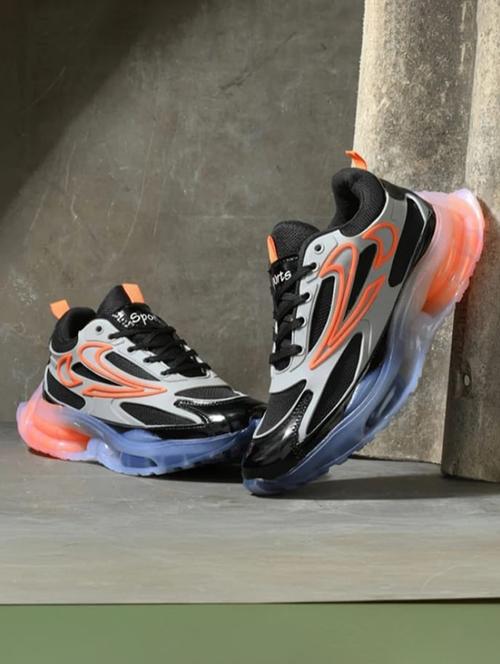 men color block lace up sport shoe - 22520913 - Very Small Image - 1