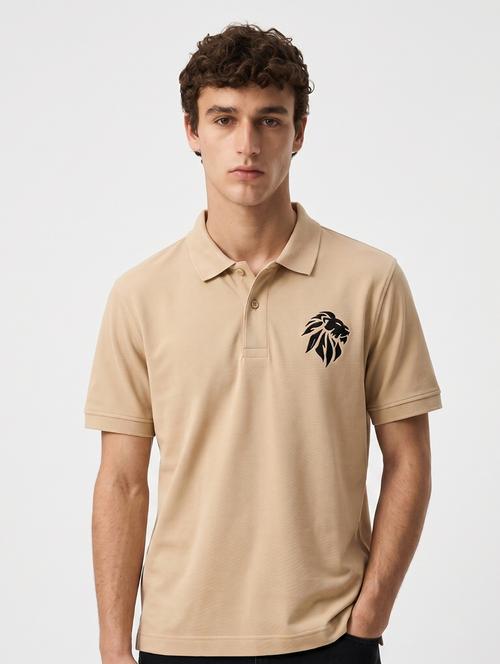 men solid short sleeve regular fit polo t-shirt - 22521261 - Very Small Image - 1