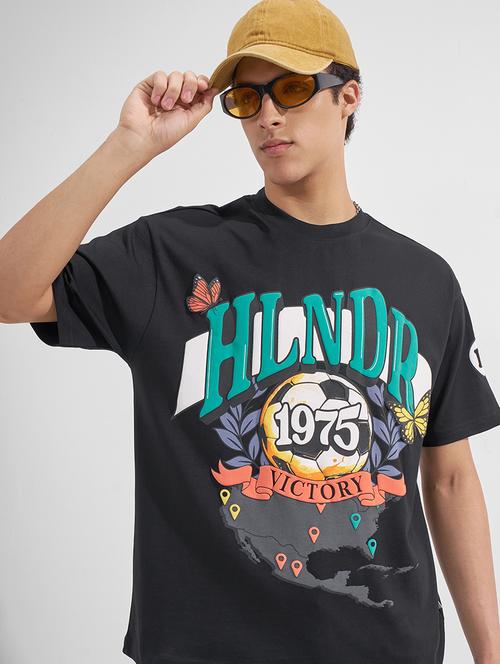 men printed short sleeve oversized t-shirt - 22526893 - Very Small Image - 1