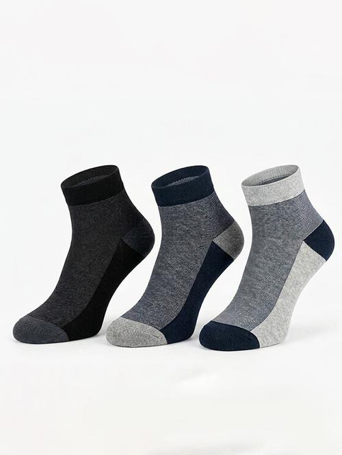 Men Pack Of 3 Ankle Length Sock - 22540191 - Very Small Image - 1