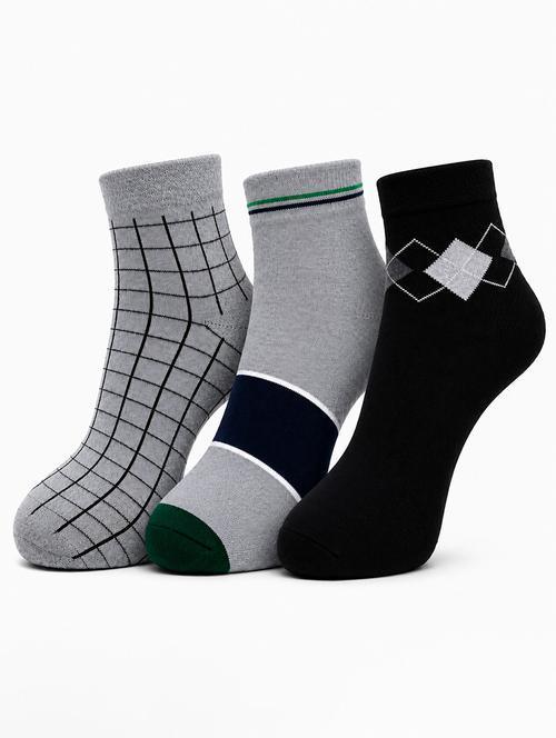 men pack of 3 ankle length sock - 22540211 - Very Small Image - 1