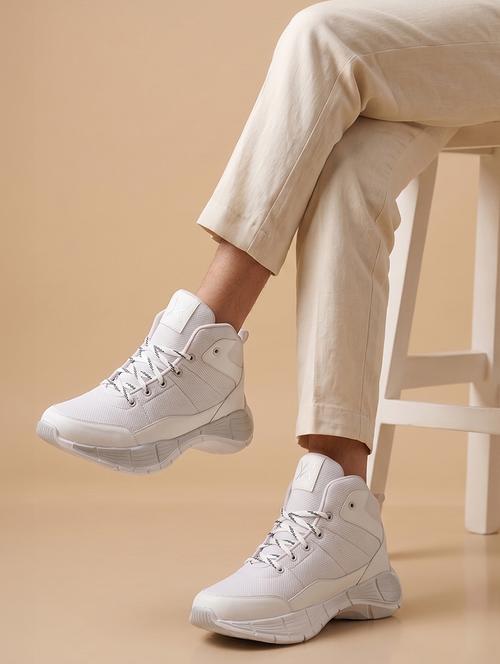 men white lace up sneaker - 22555059 - Very Small Image - 1