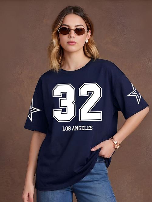 women printed short sleeves oversized t-shirt - 22556267 - Very Small Image - 1
