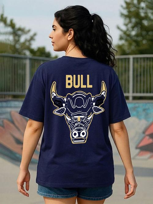 women printed short sleeves oversized t-shirt - 22556316 - Very Small Image - 1