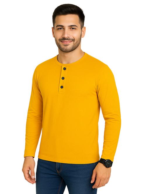 men solid long sleeve regular fit t-shirt - 22563445 - Very Small Image - 1