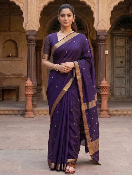 women self design bordered saree with blouse - 22566812 - Very Small Image - 1