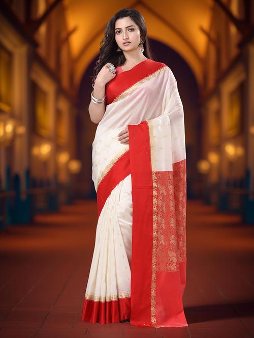 Women Self Design Banarasi Saree - 22569692 - Very Small Image - 1